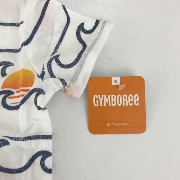 Gymboree Wave Tee Shirt NWT - Picture 2 of 5